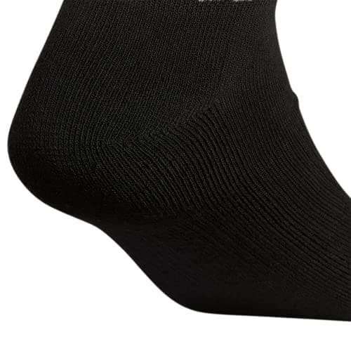 adidas Men's Athletic Cushioned Low Cut Ankle Socks (6 Pairs) Durable & Comfortable, Black/Aluminum 2, XL — view 5