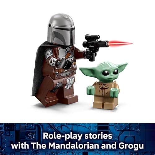 LEGO Star Wars The Mandalorian & Grogu’s Speeder Bike Building Toy for Boys & Girls - Pretend Play Space Vehicle W/2 Star Wars Character Figures for Kids, Ages 6+ - Gift Idea for Birthdays - 75436 — view 4