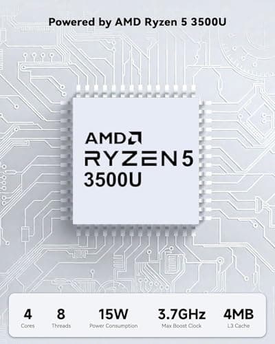 NIMO 15.6'' IPS FHD-Laptop, 16GB RAM 512GB SSD AMD Ryzen 5(Beat i5-1135G7, 4 Cores Up to 3.7GHz) Student Computer with 2 Years Warranty, 65W Type-C, Fingerprint, Backlit Keyboard, 180°Viewing