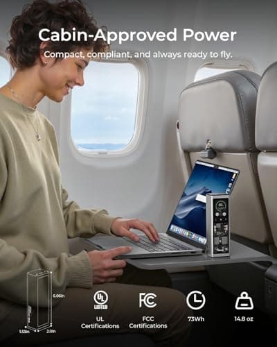 TALIX 140W Power Bank, 20000mAh Laptop Power Bank, PD 3.1 Fast Charging Portable Charger with 3 Ports, Digital Display, Battery Pack for MacBook, Lenovo, Dell, iPhone, Samsung, TSA Approved — view 2