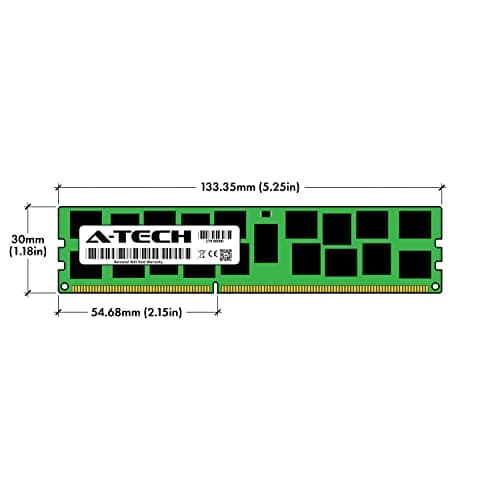 A-Tech 32GB Kit (2x16GB) DDR3/DDR3L 1333MHz PC3L-10600R ECC RDIMM 4Rx4 Quad Rank 1.35V Registered DIMM 240-Pin Server RAM Memory Upgrade Modules (A-Tech Enterprise Series) — view 5