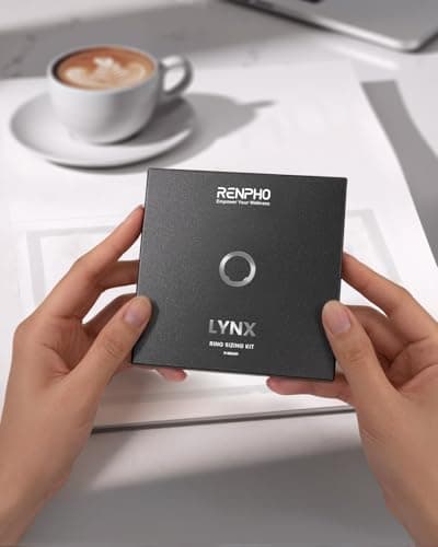 RENPHO Lynx Smart Ring-Sizing Kit, Size Before You Buy(Tar Black, Size 6-13) — view 4