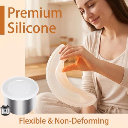 Silicone Lid for Instant Pot 3 Quart Inner Pot, 8.1-IN Reusable - BPA-Free — view 3