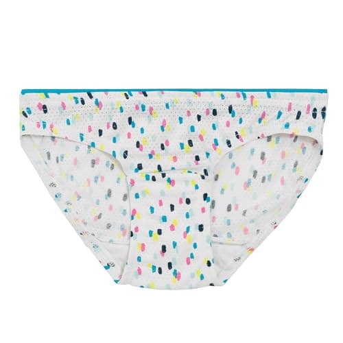 Fruit of the Loom Girls' Breathable Underwear, Bikini - 6 Pack - Assorted Fashion, 12 — view 3