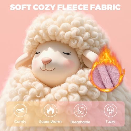 PJGGZ Wearable Blanket Hoodie for Women Men, Fleece Warm Comfy Hooded Sweatshirt with Pockets & Sleeves Cozy Gift for Adult(Pink,Oversize) — view 3