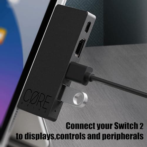by Skull & Co. Jumpgate Pro: Portable Dock Station with Detachable USB Hub Adapter for Switch 2(2025) /Switch OLED (2021)/Switch (2017) and Macbook, HDMI2.1, 8k@30Hz or 4K@120Hz, USB3.0 Port — view 5