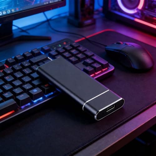 1TB Portable External Hard Drive HDD, USB 3.0 Ultra Slim Data Storage for PC, Laptop, Backup & File Transfer