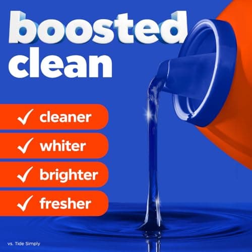 Tide Laundry Detergent Liquid, Original Scent, 64 Loads, 80 FL OZ, Works on 100% of Common Stains, Laundry Soap, Liquid Laundry Detergent — view 2
