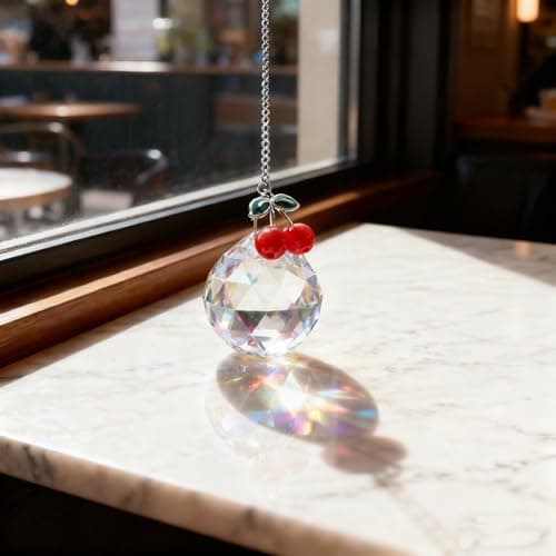 Birthday Gifts for Women Friendship,Girl Friend Gifts for Women Mom Sister Friends Girls,2 Pieces Crystal Ball Suncatcher Ball(Round) — view 2