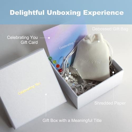 Celebrating You Rainbow Maker, Birthday Gifts for Women, Friendship Gifts — view 3
