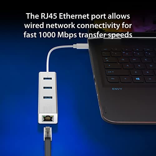 j5create USB-C 3-Port HUB +Gigabit Ethernet Multi Adapter — view 4