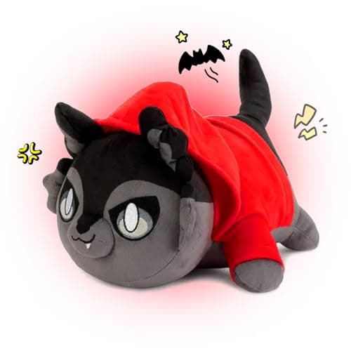 Aplushuman Red-Coated Wolf Cat Plush - Alien Invasion Cat Collection - 100% Embroidered Plushie - Cat Stuffed Animal Collectible (Red-Coated Wolf Cat) — view 4