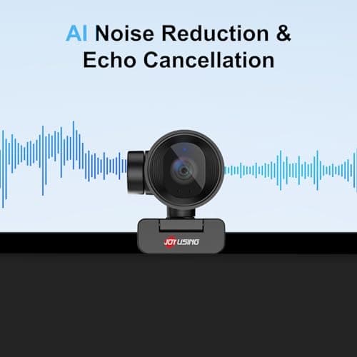 JOYUSING FlexCam10 4K Eye Contact Webcam for PC, 4 Modes in 1 Webcam with Microphone, PDAF Autofocus, 2 Noise-Cancelling Mics, 79° FOV, for Conference, Streaming, Facetime Zoom/Teams/Google Meet — view 5