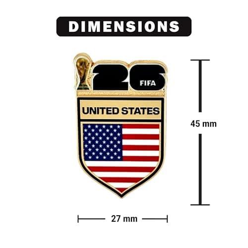HONAV FIFA World Cup USA Flag Magnet – Officially Licensed FIFA World Cup Magnet – Vibrant Tournament Design – Durable Strong Hold – Perfect for Fridges, Lockers & Collectors — view 3