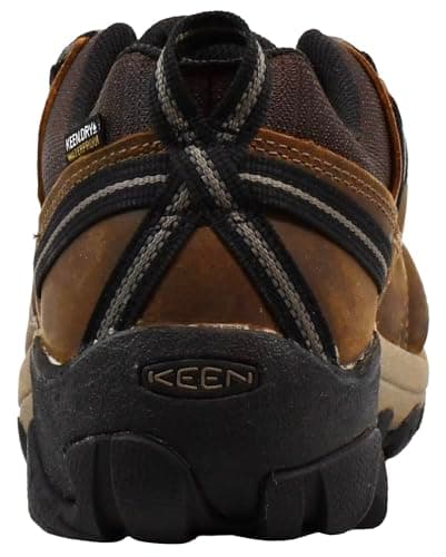 KEEN Men's Targhee 2 Low Height Waterproof Hiking Shoes, Bison/Brindle, 9.5 — view 2