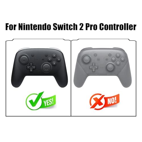 eXtremeRate DIY Replacement Full Set Shell Buttons for Nintendo Switch 2 Pro Controller, Custom Faceplate Rear Bottom Cover with Thumbsticks ABXY Dpad ZLZR for Switch 2 Pro - Classic SwitchCube Style