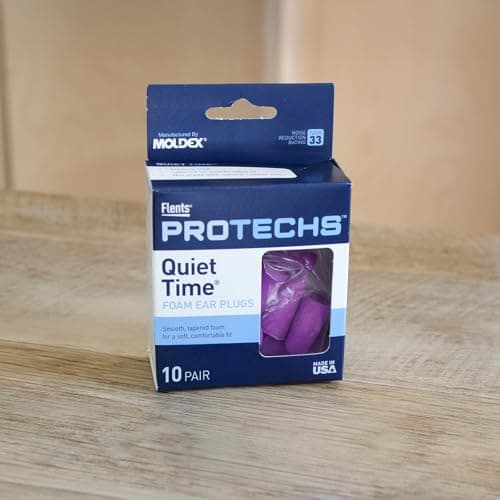 Flents Protechs Quiet Time Foam Ear Plugs, NRR 33, 10 Pair, Purple — view 2