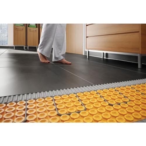 Schluter Ditra-Heat-E-HK Electric Floor Heating Cable Kit with Temperature Sensors - Ideal for Interior Tile Floors - Minimal EMF, Twisted Pair Cables, 240V, 551 Feet - DHEHK240167
