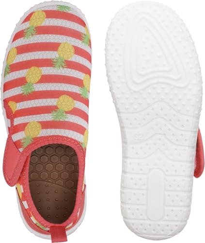 WHITIN Water Shoes for Kids/Boys/Girls Aqua Socks Quick Dry Barefoot Size 13 Little Kid Beach Minimalist Pool Swim Sand Jumping Surf Fishing Sports Park Sneakers Pineapple Red 30 — view 4