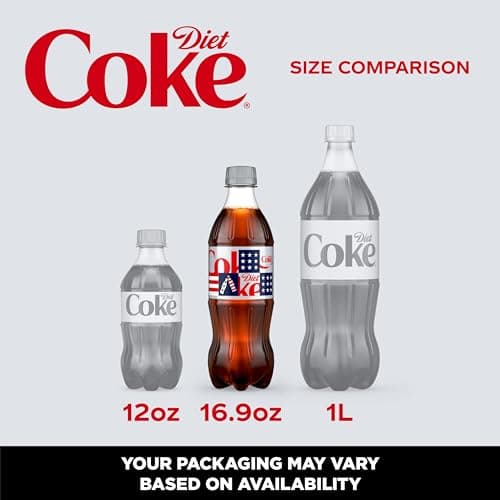 Diet Coke Soda Soft Drink Bottles, 16.9 fl oz, 6 Pack — view 4