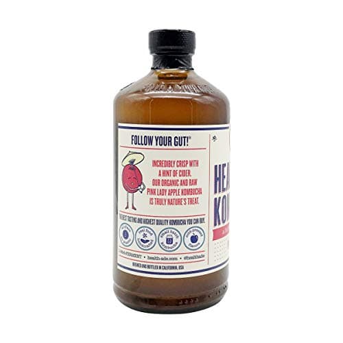 Health Ade, Kombucha Apple Pink Lady 16Fz Organic, 16 Fl Oz — view 4