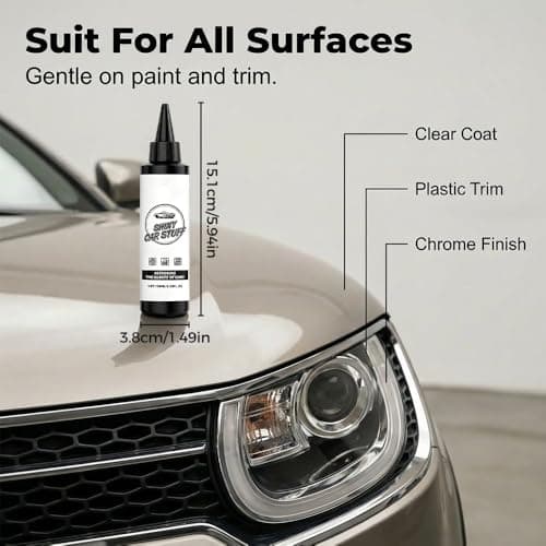 Coating Agent for Car 100ml Portable Car Cleaning and Polishing Shiny Car Stuff - Car Coating Agent，Waterless Wash Treatments Waterproof UV Resistant for Side Panels, Bumpers and Wheel Care (1) — view 5