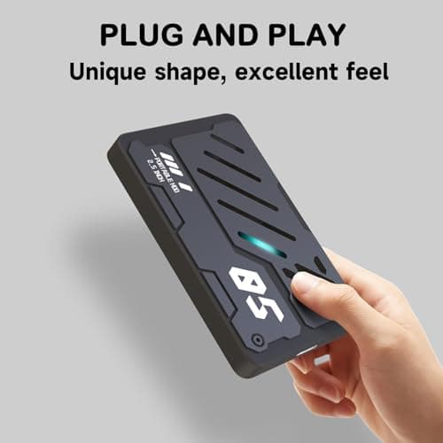 Tianken Ultra Slim Portable External Hard Drive USB 3.0 HDD Storage for PC, Laptop, Mac, Xbox one, PS4, PS5 (750GB) — view 3