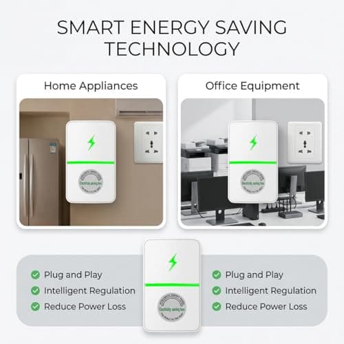 4Pcs Stopwatt SmartPlug Device, Stop Watt Device Plug in for Home & Office US Plug, 30KW Load Energy Saver — view 3