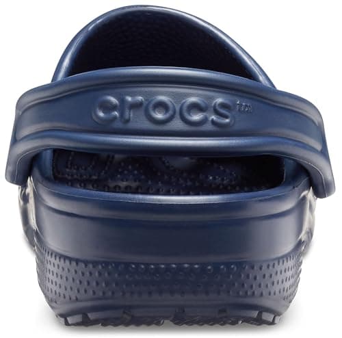 Crocs Unisex-Adult Classic Clogs, Navy, 12 Women/10 Men