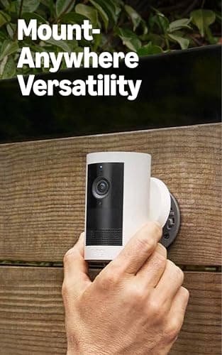 Ring Outdoor Cam Plus, Battery (newest model), Home or business security, Wide-Angle 2K Video with Ring Vision, Low-Light Sight for full-color night vision, Mount-Anywhere Versatility, Black — view 5