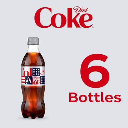 Diet Coke Soda Soft Drink Bottles, 16.9 fl oz, 6 Pack — view 5