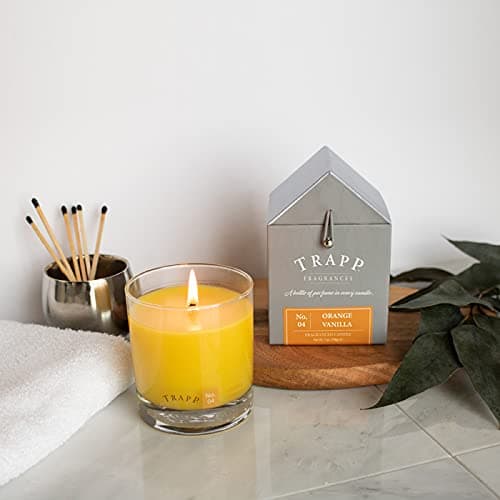 Trapp Signature Home Collection No. 4 Orange/Vanilla Poured Scented Candle, 7-Ounce