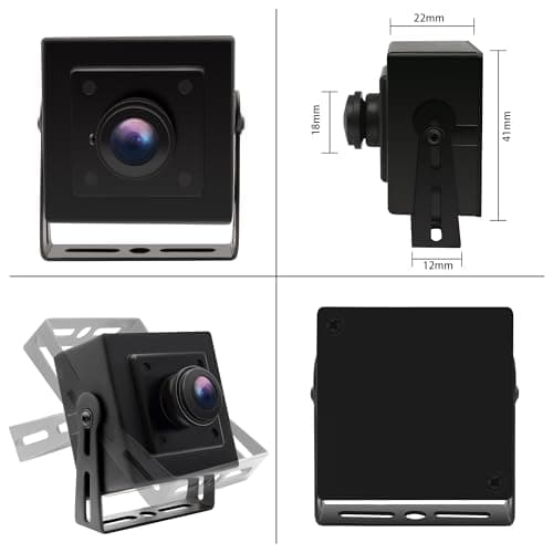 Hotpet 1080P Fisheye USB Camera, 180 Degree Wide Angle, High Frame Rate 100 fps/60 fps/30 fps, for 3D Printer, Machine Vision, Laser Engraving, 2MP Webcam Plug and Play for Windows/Mac/Linux/Android — view 4