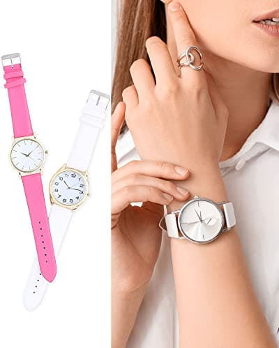 uxcell Black Genuine Leather Band 12mm Width, Flat Thin Elegant Leather Watch Strap for Women — view 4