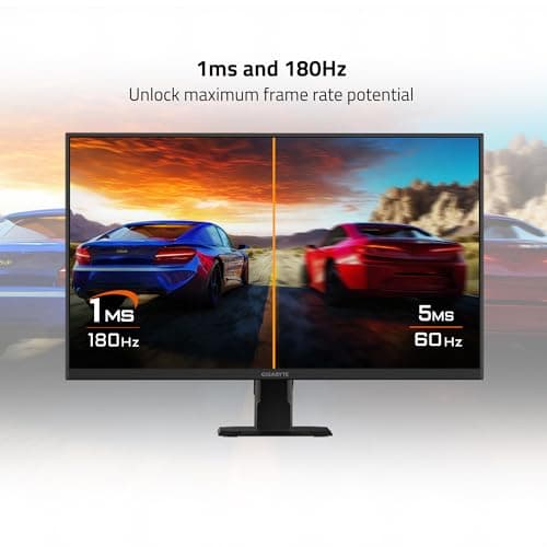 GIGABYTE - GS27QA SA - 27" IPS Gaming Monitor - QHD 2560x1440-180Hz - 1ms MPRT - AMD FreeSync - HDMI, DP - Black — view 2