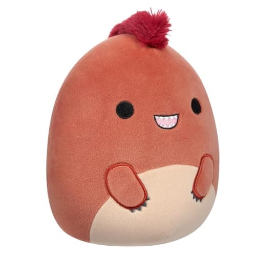 Squishmallows Original 8in Kelly The Red Velociraptor – Official Jazwares Plush (Little)