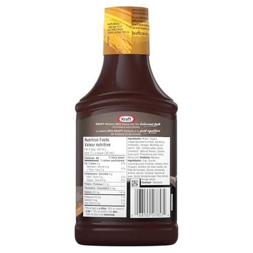 Kraft Hickory BBQ Sauce, 455 ml Bottle
