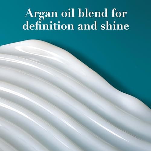 OGX Argan Oil of Morocco Curl-Defining Styling Cream, Anti-Frizz Curl Cream for Curly Hair & All Textures, Cold-Pressed Argan Oil, Paraben-Free, Sulfate-Free Surfactants, Curly Hair Products, 6 oz — view 4
