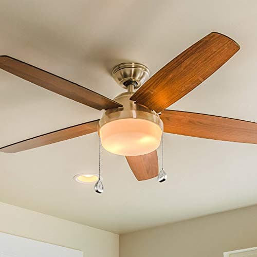 Patelai 8 Pcs Bronze Ceiling Fan Pull Chain Extension Pendant Ornament 12 Inch Sliver Ceiling Pull Chain Extender Classic Drop Shaped Pendant Beaded Ball Cord for Fan Light Lamp with Connector — view 5