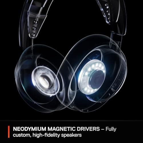 SteelSeries Arctis Nova 3P Wireless Multi-Platform Gaming Headset — Mobile App Control — 40 HR Battery — Neodymium Magnetic Drivers — 2.4GHz/Bluetooth — PS5, PS4, PC, Switch, Mobile — Black — view 5