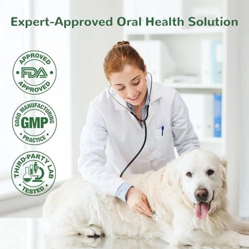 Vetriuntrix Dog Dental Powder, Dog Teeth Cleaning Powder for Fresh Breath Tartar Remove & Plaque Off, Dental Powder for Dogs Teeth with Natural Plant Blend and Probiotics, 150g — view 4