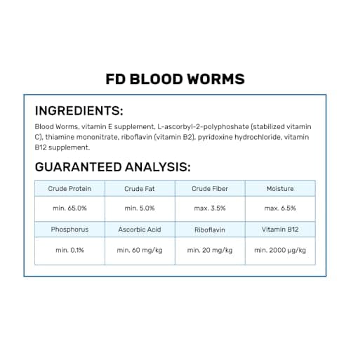 Hikari Bio-Pure Freeze Dried Blood Worms for Pets, 0.42-Ounce — view 3