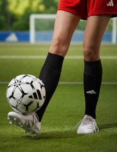 adidas Unisex Rivalry Soccer Socks (2-Pack) Over-the-Calf Athletic Fit for Men & Women — view 2