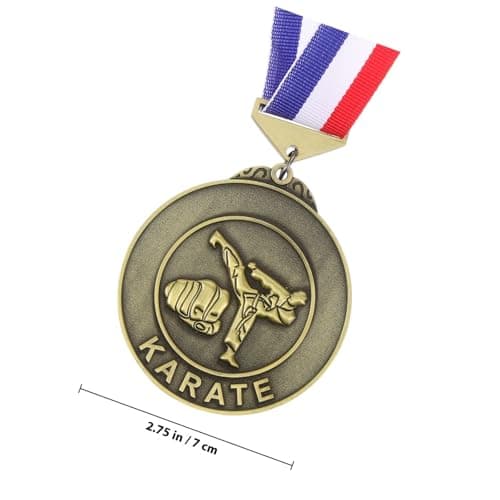 HAPINARY Zinc Alloy Competition Award Medal with Hanging Plate, Rust Resistant and Easy Display for Judo