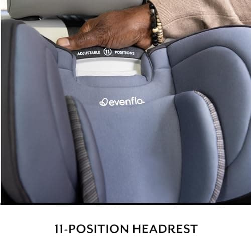 Evenflo REO by Revolve360 Rotating 2-in-1 Convertible Car Seat, 360 Degrees, Infant to Toddler, Forward and Rear Facing, Compact Design, One-time Install (Lenox) — view 5