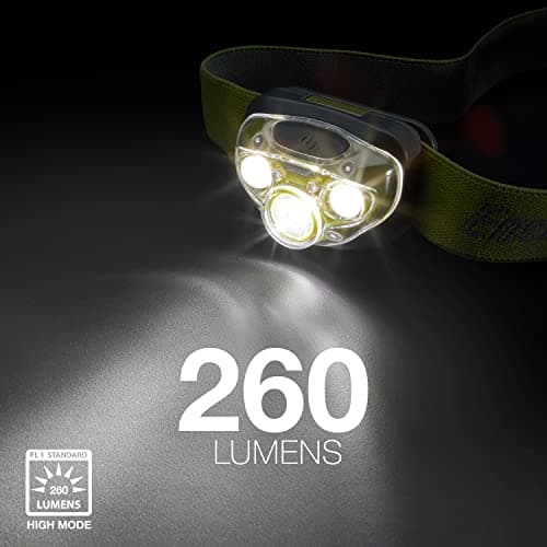 Energizer PRO-260 LED Headlamp, IPX4 Water Resistant Headlamps, High-Performance Head Light for Outdoors, Camping, Running, Storm, Survival LED Light for Emergencies (Batteries Included) — view 3