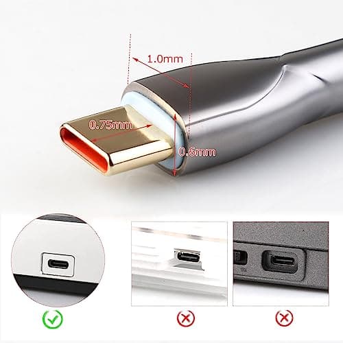 EPOMAKER Mix 1.8m Coiled Keyboard Cable, USB C to USB A TPU Cable for Mechanical Gaming Keyboard, with Detachable Metal Aviator for Custom Keyboard, White — view 2
