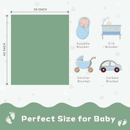 Yurhap Heart Baby Blanket, Love Plush Fleece Baby Blankets for Boys Girls — view 5
