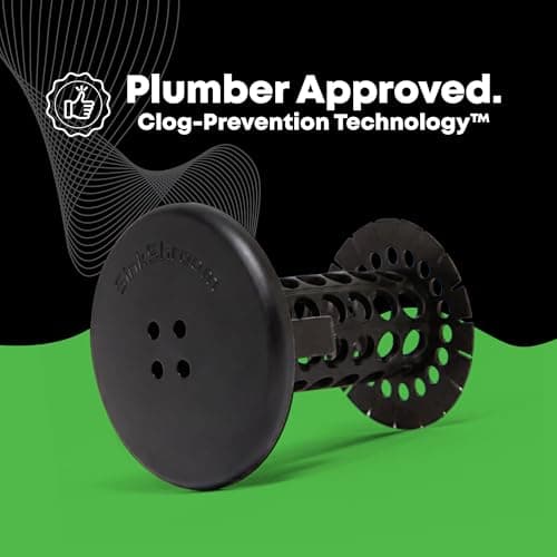 SinkShroom Hair Catcher, Matte Black Bathroom Sink Drain Protector, Hair Snare - Comes with 4 DrainShroom Toss Disposable Drain Snakes — view 5