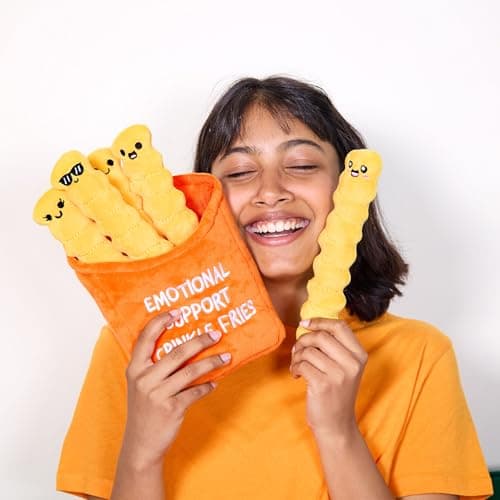 WHAT DO YOU MEME? Emotional Support Crinkle Fries — Plush Fries by Emotional Support Pals — view 2